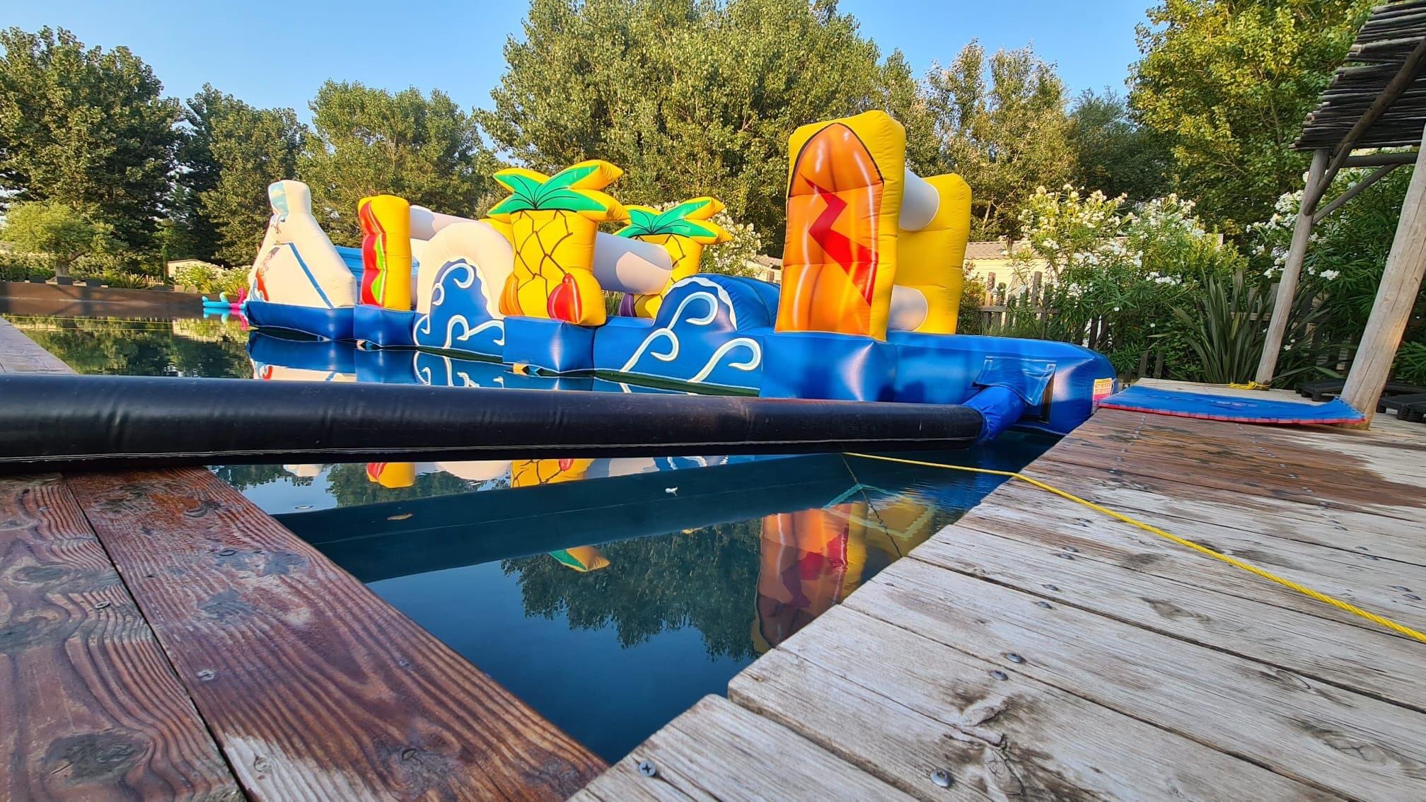 Structure Gonflable aquatique avec Anim’RJ