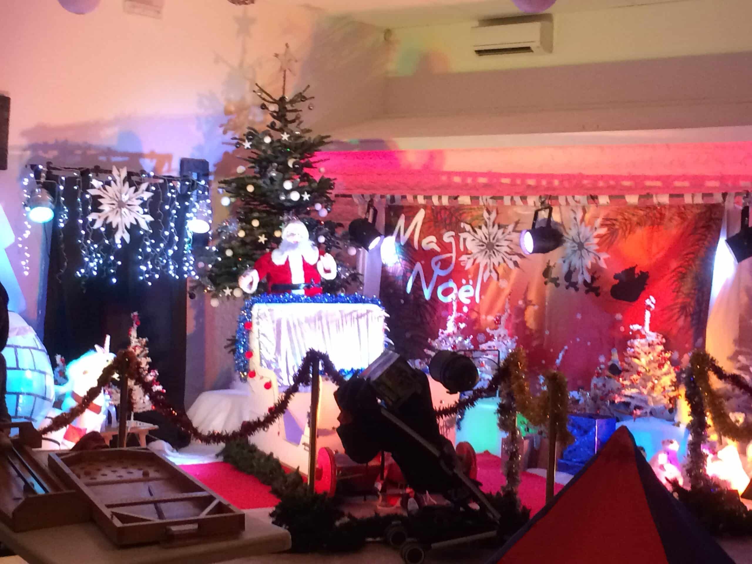 Déco de Noël avec Anim’Rj