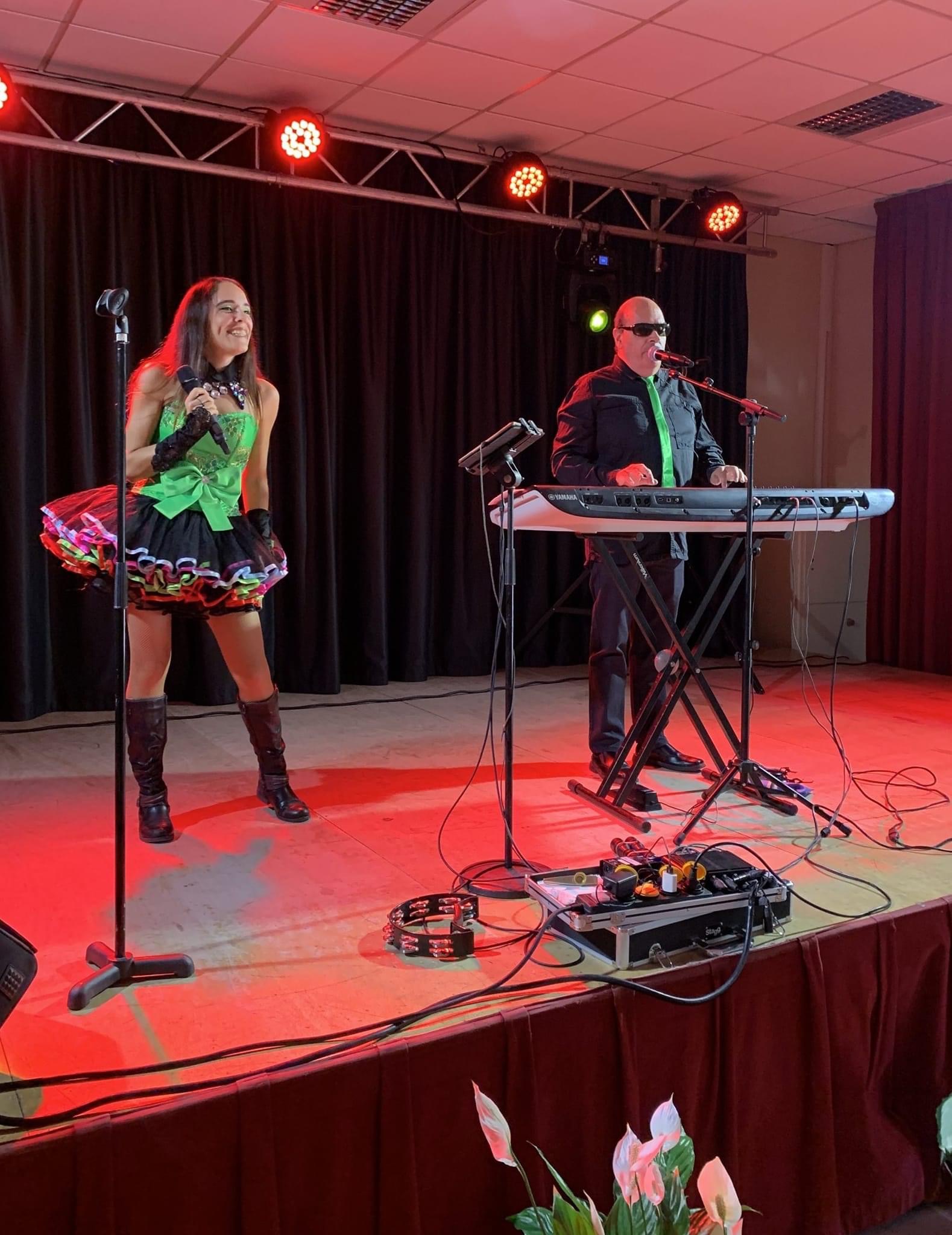 Duo en prestation avec Anim’Rj