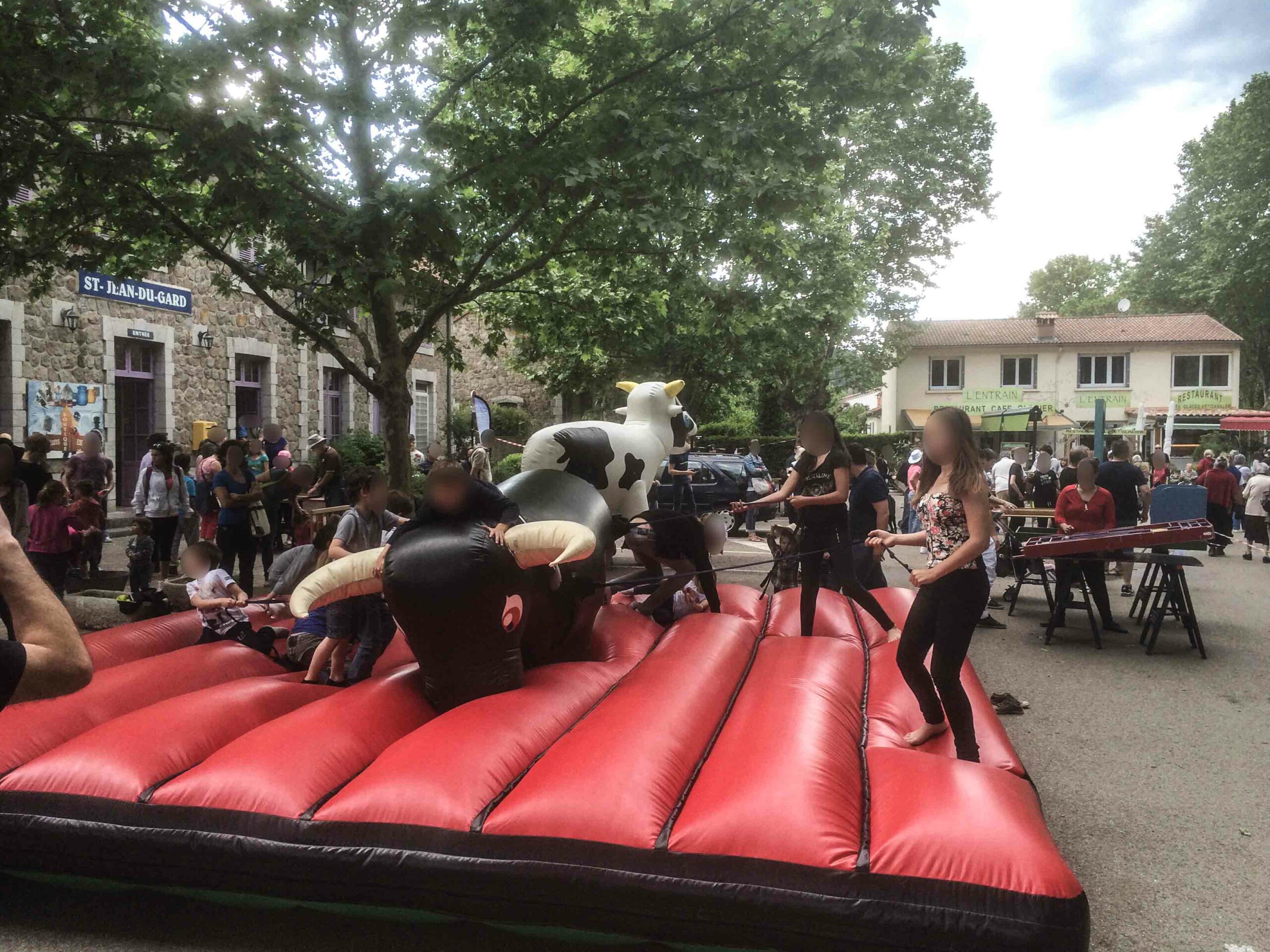 Taureaux gonflable anim’Rj