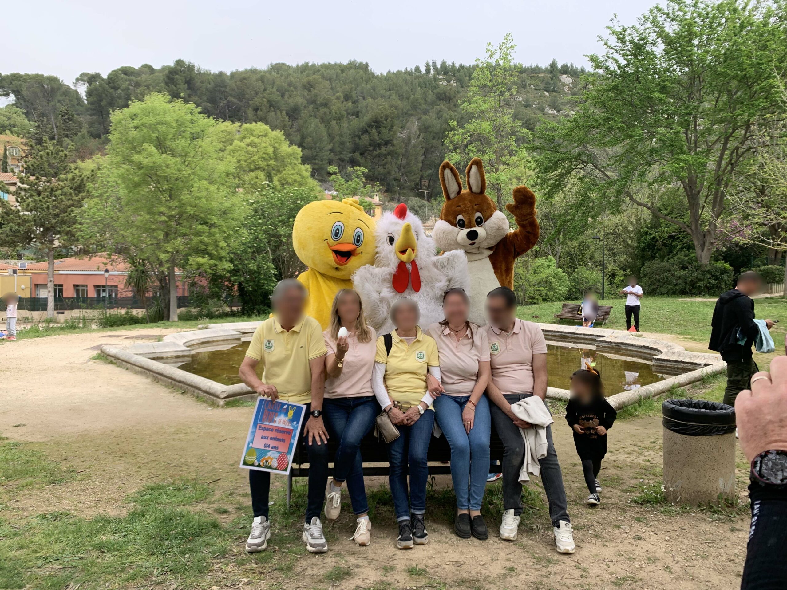 Mascottes Chasse aux oeufs Anim’RJ