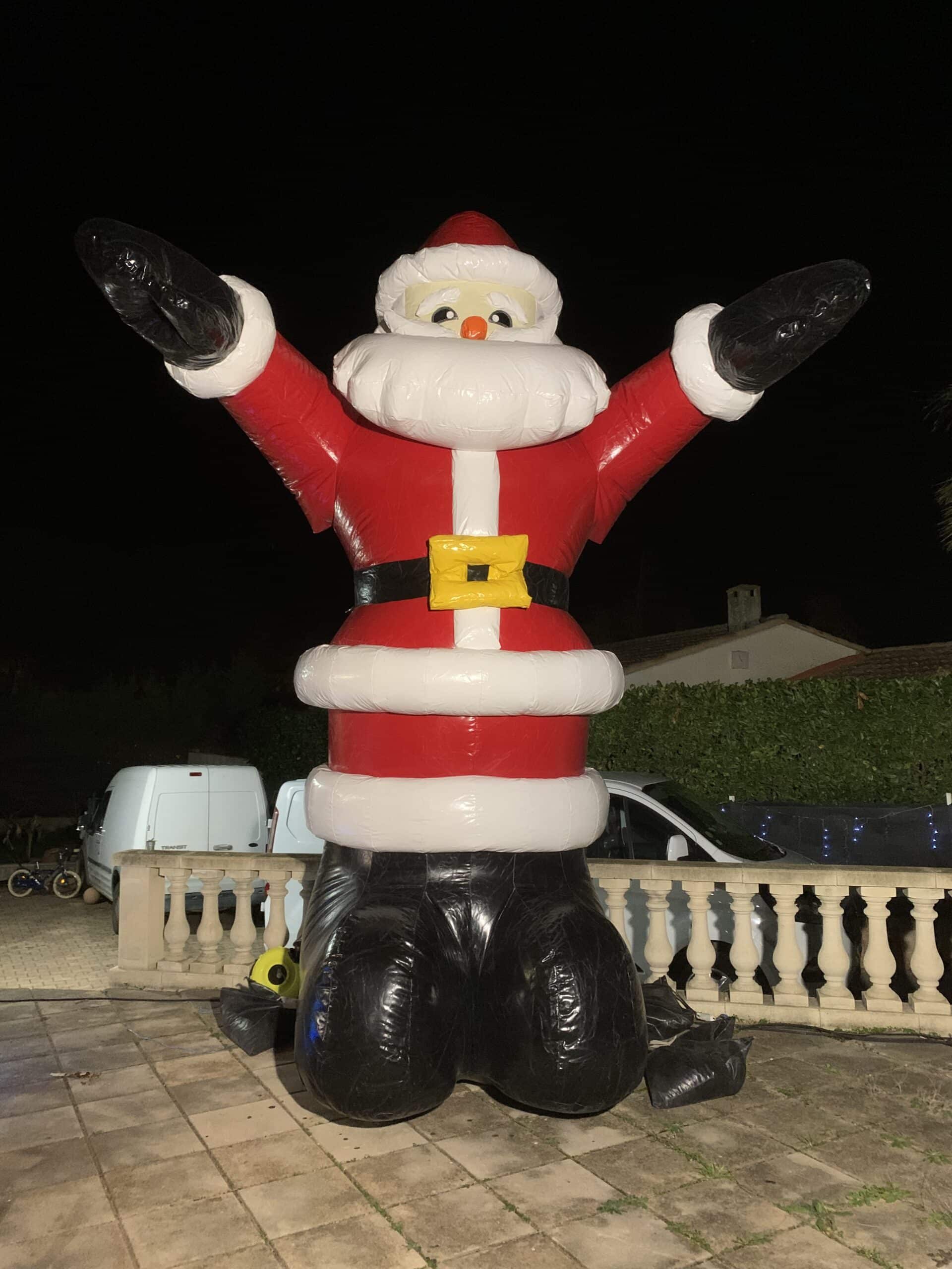 Structure gonflable Père Noël Anim’RJ