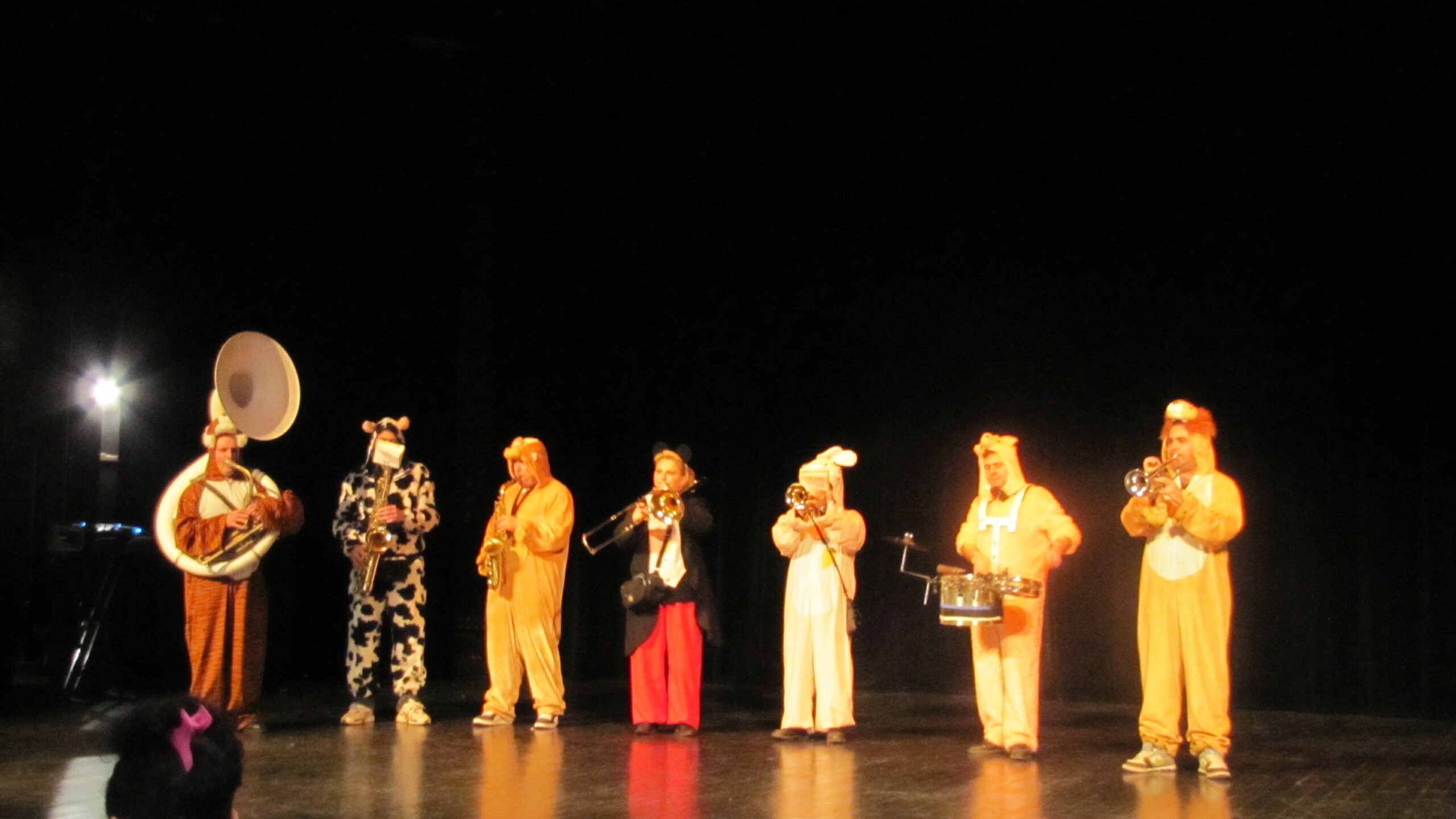 Spectacle fanfare déguisée