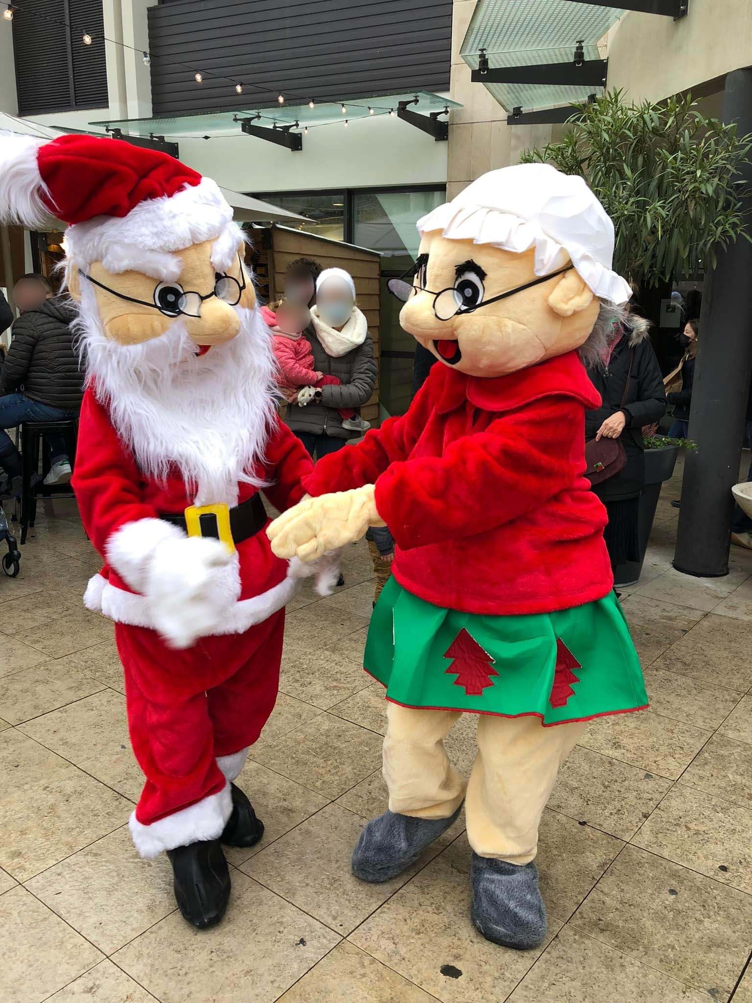 Mascotte de Père Noël Anim’Rj