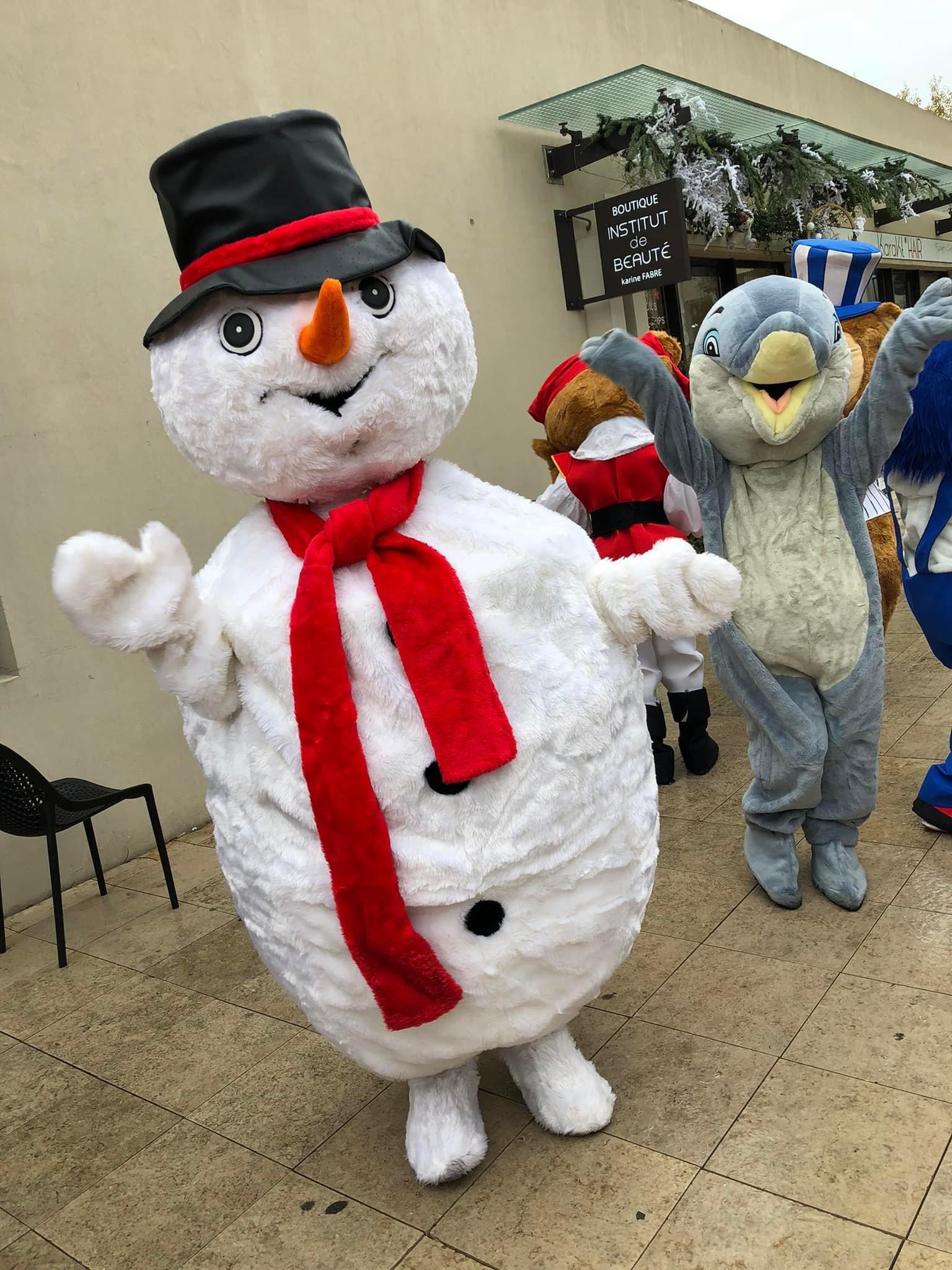 Mascottes Bonhomme des neiges Anim’Rj