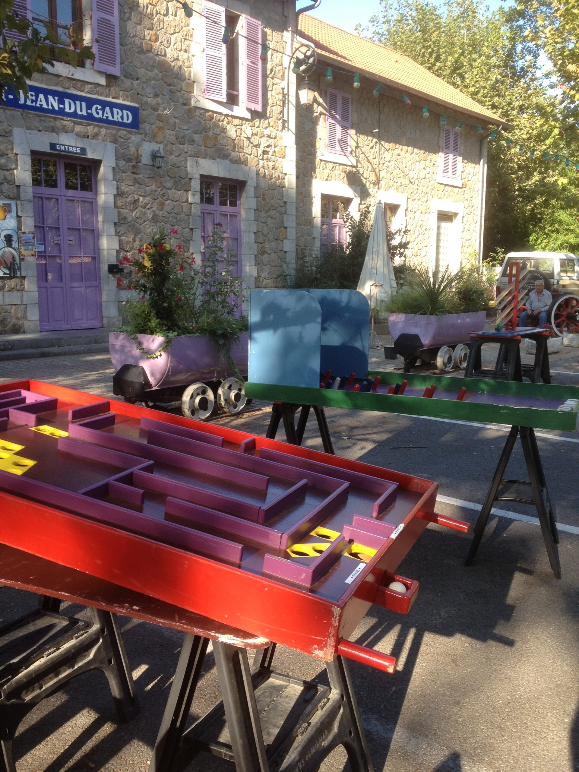 Jeux en bois et sono